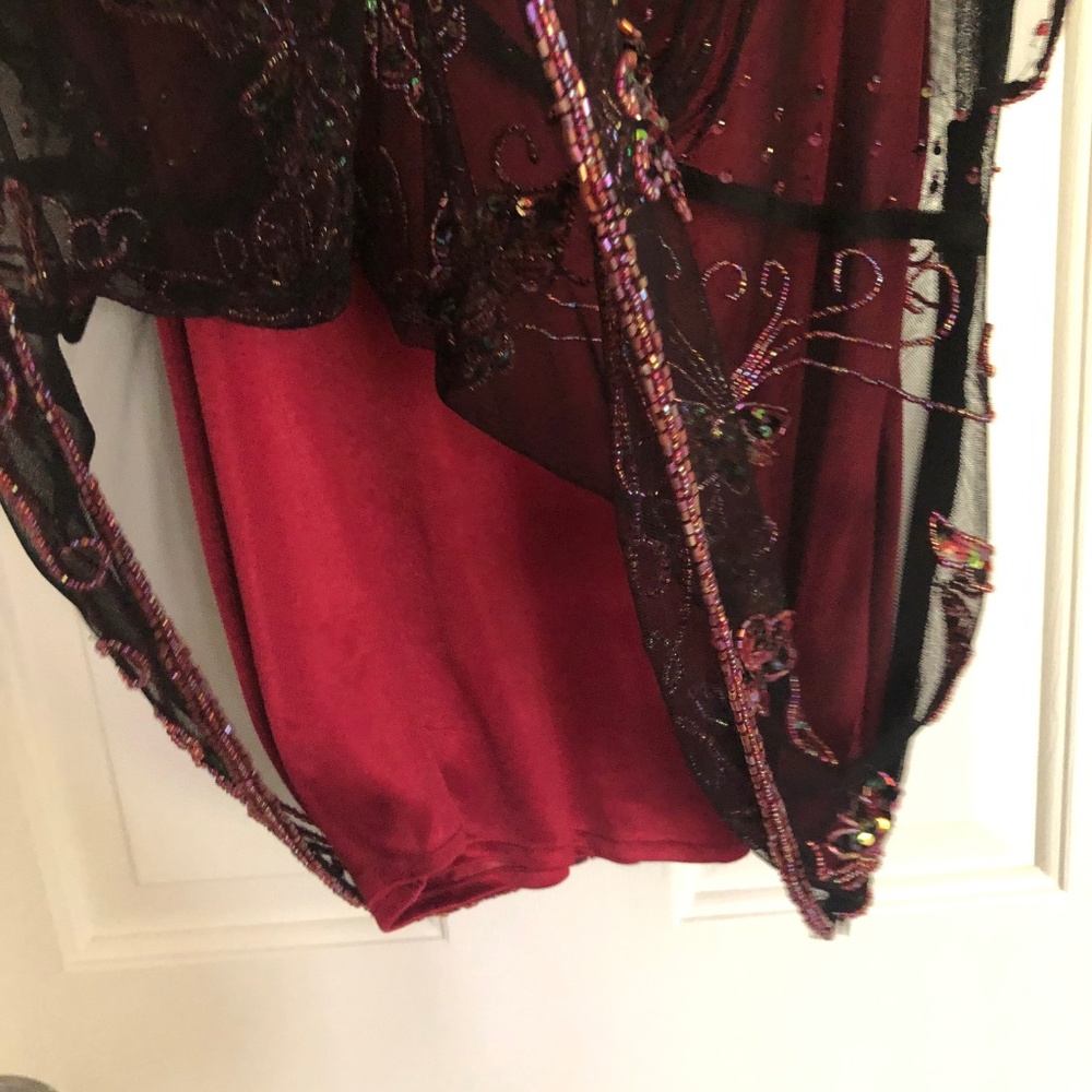 Roaring 20's Beaded & Tulle Top - Picture 4 of 7